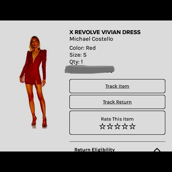 Michael Costello X REVOLVE Vivian Dress in Red - Picture 7 of 7